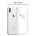 iPhone X Case, iPhone 10 Case, ESR Clear Soft Cute Cartoon Pattern Design [Slim Fit][Supports Wireless Charging] TPU Transparent Protective Cover for iPhone 5.8 inches (Evil)