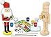 MasterPieces Works of Ahhh Holiday Craft Set - Nutcracker Santa Wood Paint Kit
