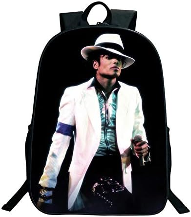 SJYMKYC Michael Jackson Bad Backpack Charging Backpack Men and Women Backpack Travel Backpack Computer Backpack