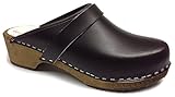 AM-Toffeln 100 Wooden Clog in brown leather