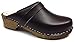 AM-Toffeln 100 Wooden Clog in brown leather