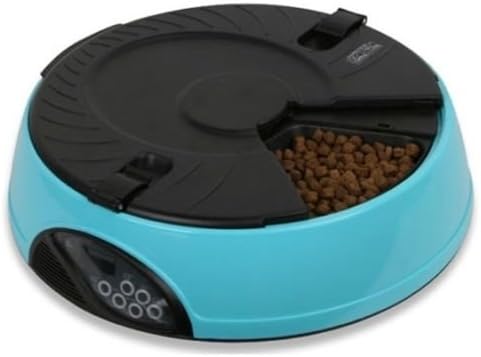 Automatic Timer Control Pet Feeder for feeding cats and dogs timely BLUE