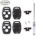 BingSnow Key Fob Shell Case for Honda 3+1 Buttons, 2Pcs Keyless Entry Remote Key Housing Replacement with Screwdriver for Honda Accord Civic Ex Pilot