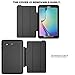 Samsung Galaxy Tab E 9.6 Case, SEYMAC Three Layer Drop Protection Rugged Protective Heavy Duty Tab e Case with Magnetic Cover for Samsung Galaxy Tab E 9.6 Inch (SM-T560 / T561) (Black)