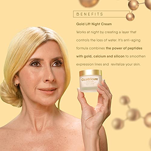 Cicatricure Gold Lift Night Cream, Anti Aging Facial Moisturizer