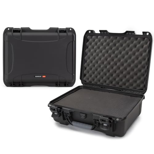 Nanuk Large Series 930 Leichter, wasserdichter Koffer aus NK-7-Harz mit Raster-Schaumeinsatz, Schwarz