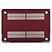 MOSISO Plastic Hard Case with Screen Protector Compatible Newest MacBook Pro 13 Inch with/Without Touch Bar, Pure Red
