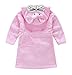 Taiycyxgan Little Girl's Coral Fleece Bathrobe Unisex Kids Robe Pajamas Sleepwear Pink Cat 100