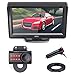 aokur Car Vehicle Backup Camera, Quick Install No Screws Needed IP68 Waterproof Night Vision License Plate Camera Wide Angle with 4.3