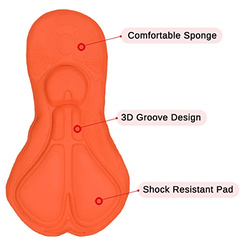 image for Skysper Men's Cycling Shorts 3D Padded Bike Bicycle Pants Tights, Anti