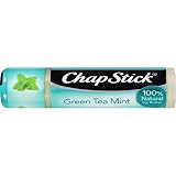 ChapStick 100% Natural Lip Butter Individual Sticks, Green Tea Mint, 0.15 Ounce
