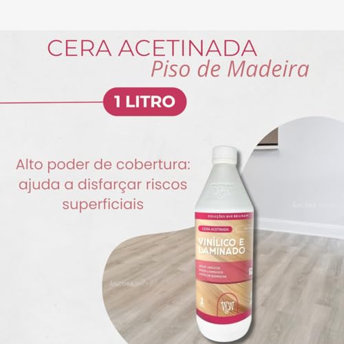 Cera resistente laminados e vinilico acetinada W&W 1L