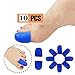 Gel Toe Caps Toe protectors Toe Sleeves,NEW MATERIAL,for Blisters, Corns, Hammer Toes, Ingrown Toenails, Toenails Loss, Friction Pain Relief and More (Blue Toe Caps)