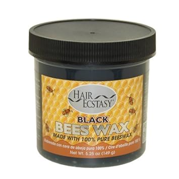 Amazon Com Hair Ecstasy Black Bees Wax 5 25oz Beauty