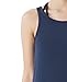 Queenie Ke Women's Yoga shirts Sports Tops Super Soft Knit Cowl Back Tank Size M Color Deep Indigo