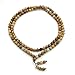 OVALBUY 8mm 108 Picture Stone Beads Buddhist Prayer Jasper Rosary Mala
