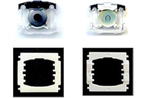 WATIPUNO Replacement (2pcs) Letter/Symbol/Number KeyCap Base Gasket and Butterfly Hinges Fit for MacBook Pro Retina 13" / 15" Model A1706 A1707 A1708 2016-2017 Model A1534 12" 2017 Year Keyboard