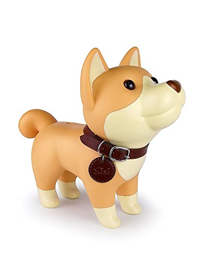 DomeStar Cute Dog Piggy Bank, Coin Bank, Shiba Inu, the Perfect Valentine's Day Gift