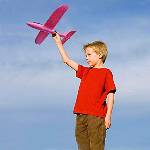 LOFEE Toy for 3 4 5 Year Old Boy, Foam Glider Toy for Boy 5 6 7 Year Old Gift for 4 5 Year Old Boy Boy Toy Age 3-12 Red - Thumbnail 4