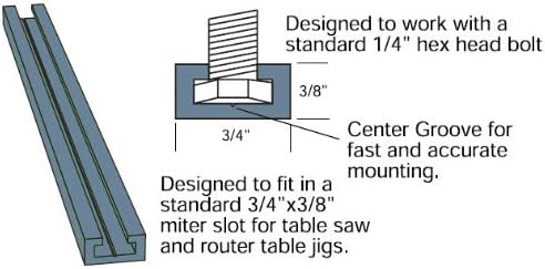 Woodline ADT517 48" Mini T-Track