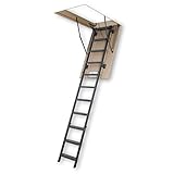 FAKRO LMS 66866 Insulated Steel Attic Ladder for 25-Inch x 47-Inch Rough Openings