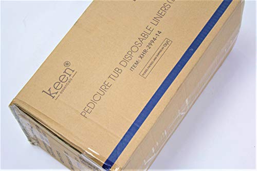 Spa Pedicure Liners 200 PC Disposable Plastic Foot Spa Liners Sale BLUE Wholesale Liners for Pedicure Bowls.