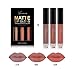 Born Beauty Sexy Matte Velvet Nude Liquid Lip Stain Stick Lip Gloss Long Lasting-3 Colors/Set (B)