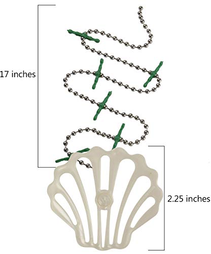 DrainWig Ocean, Patented Hair Catcher, As Seen on Shark Tank, Shower Drain Protector, 2 Pack, Seahor - coolthings.us
