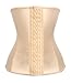 Komene Women's Workout Beauty Classic Latex Waist Cincher Skin L