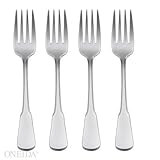 Oneida Flatware Colonial Boston Salad Forks, Set of 4