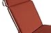 BOSSIMA Indoor Outdoor High Back Chair Cushions Replacement Patio Chair Seat Cushions Set of 2 Brick Red