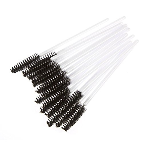 Creazy(TM) 50pcs Disposble Eyelash Brush Mascara Wands Makeup Cosmetic Tools (Black) - Thumbnail 3