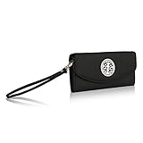 Clutch Wallet ~ Women Clutch ~ Clutch Purse ~ Multi Pocket Clutch Wallet ~ Clutch Purse With Goldtone Metal ~ Clutch Bag ~ Women Clutch Wallet ~ Women Clutch Purse ~ Beautiful Women Clutch Wallet Purse Bag Handbag ~ Mia K. Farrow Clutch Wallet By MKF