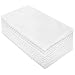 COTTON CRAFT - 8 Pack - Euro Cafe Waffle Weave Terry Kitchen Towels - 16x28 Inches - White - 400 GSM Quality - 100% Ringspun 2 Ply Cotton - Highly Absorbent Low Lint - Multi Purpose