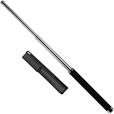 Widotech Expandable Emergency Tool with 3 Sections for Self Defense and Personal Protection - 26 inch (Silver)