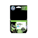 HP INK 670XL CYAN CARTRIDGE