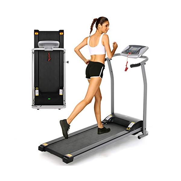 OppsDecor Folding Electric Treadmill for Home Running Machine Fitness Exercise Machine Power Motorized