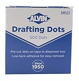 Alvin, DM123, Drafting Dots, 0.875" Diameter
