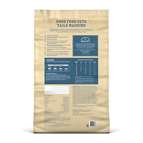 Amazon Brand Wag Dry Dog Food, Lamb and Brown Rice, 30 lb Bag