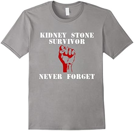 Mens Kidney Stone Gift T-Shirt by Sick Joke Gifts XL Slate