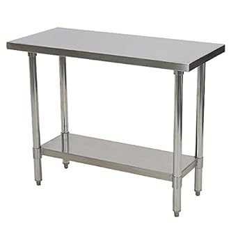 Amazon Co Jp オールステンレス作業台 2段 耐荷重約190kg 約幅1000 奥行450 高さ800mm 板厚約1 2mm Sus430 エコノミーモデル ステンレステーブル ワークテーブル ステンレス台 業務用 調理台 キッチンテーブル 調理 棚付き 作業 机 ステンレス製 二段 キッチン 厨房