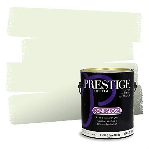 PRESTIGE Paints Exterior Paint and Primer In One, 1-Gallon, Semi-Gloss, Compara…
