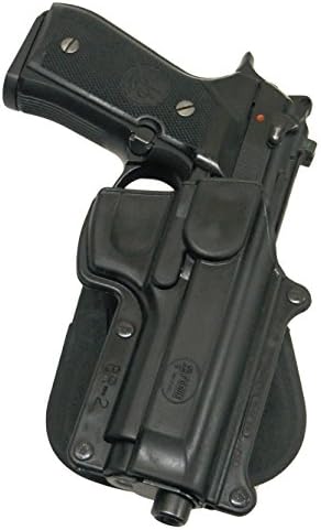 Tactical, Light, Fobus Beretta (berretta, berreta) 92F/96 without rails, except Brigadier, Vertec &Elite (BH) Belt Holder Hand Gun Pistol Holster + Combo Pouch Magazineand Surefire/Similar Flas