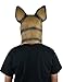 LarpGears Halloween Costume Party Latex German Shepherd Dog Head Mask
