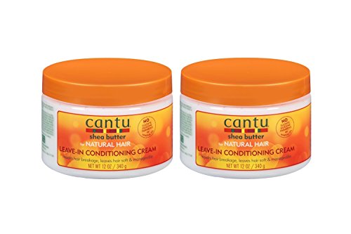 Cantu Shea Butter for Natural Hair Leave-In Conditioning Repair Cream 12 Ounce (354ml) (2 Pack)