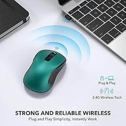 Deeliva Wireless Mouse, Computer Mouse Wireless