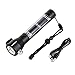 Car Flashlight - Tongth Solar Flashlights USB Torch Multi-functional LED Light with Car Emergency Tool, Attack Hammer, Cutting Knife, Compass Etc. for Camping, Travel, Hiking Safety