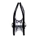 GM CLIMBING Swing Cheek Micro Pulley 30kN Self-lubricating Bushing CE UIAA Certified Black One Unit
