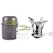 GkGk Camping Stove Bundle with Accessories, Grey (4 Items)