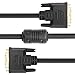 Postta DVI-D Dual Link Cable with Ferrites Gold Plated Male to Male-6 Feet